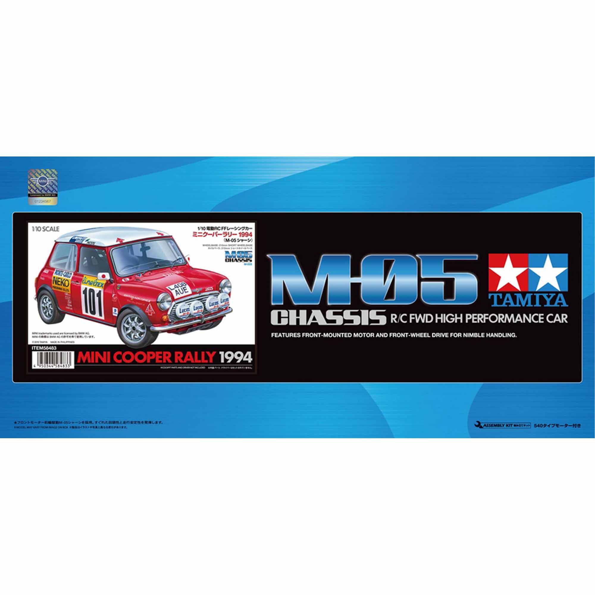 Tamiya 1/10 1994 Mini Cooper Rally M-05 FWD On-Road High