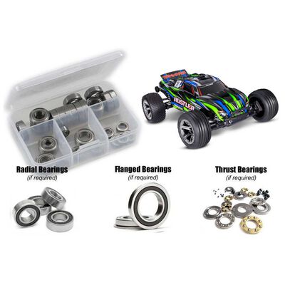 Rubber Shielded Bearing Kit, 1/10 Traxxas Rustler BL-2S Rubber Shielded Bearing Kit, 1/10 Traxxas Rustler BL-2S