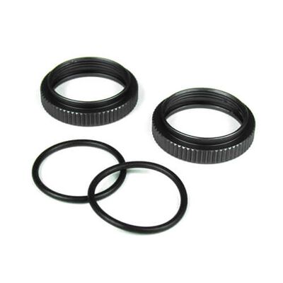 Shock Adjustment Collars Aluminum Gun Metal Anodized (2) Shock Adjustment Collars Aluminum Gun Metal Anodized (2)