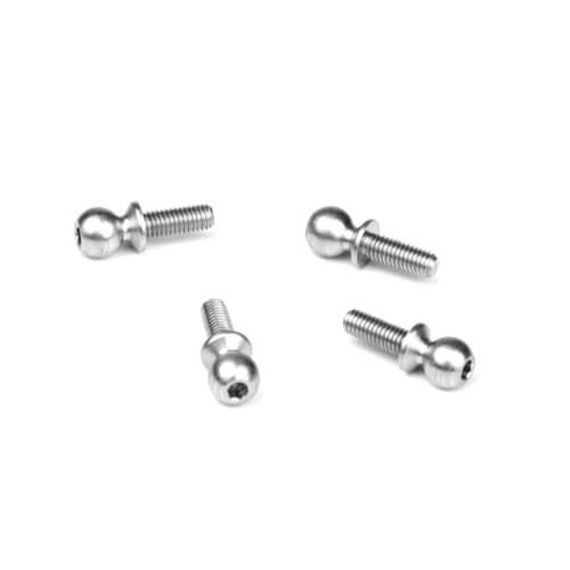 Ball Stud 5.5mm, Short Neck, 8mm Thread (4)
