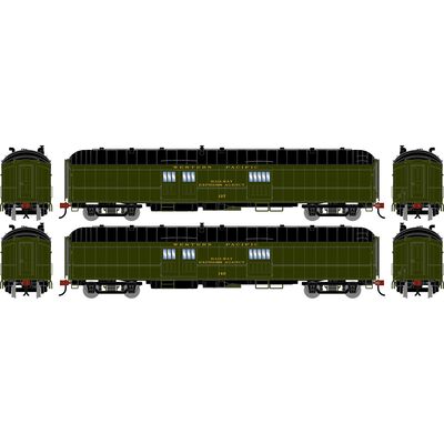 HO ATH 60' Pullman Common Standard Baggage Car, WP #137/140 (2) HO ATH 60' Pullman Common Standard Baggage Car, WP #137/140 (2)