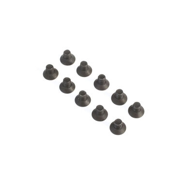 Flat Head Screws, M2.5 x 4mm (10) Flat Head Screws, M2.5 x 4mm (10)