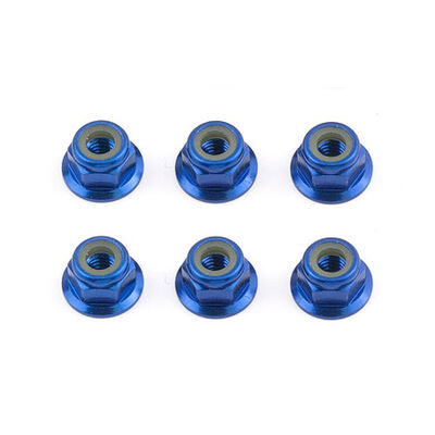 Factory Team M4 Aluminum Flange Locknut (6) Factory Team M4 Aluminum Flange Locknut (6)