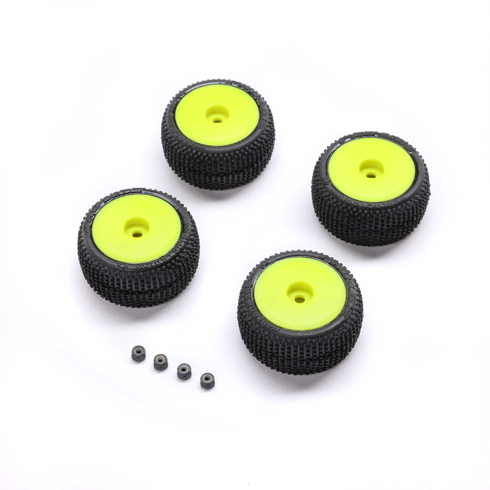 Pro-Line Racing Blockade Tire, Pro-Line OE, Wheel, Yellow, Mounted
