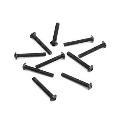 M3x20mm Button Head Screws, Black (10) M3x20mm Button Head Screws, Black (10)