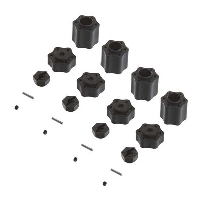 Hex Hub Conv Set (12mm)(4pcs) 9026 Wraith Hex Hub Conv Set (12mm)(4pcs) 9026 Wraith