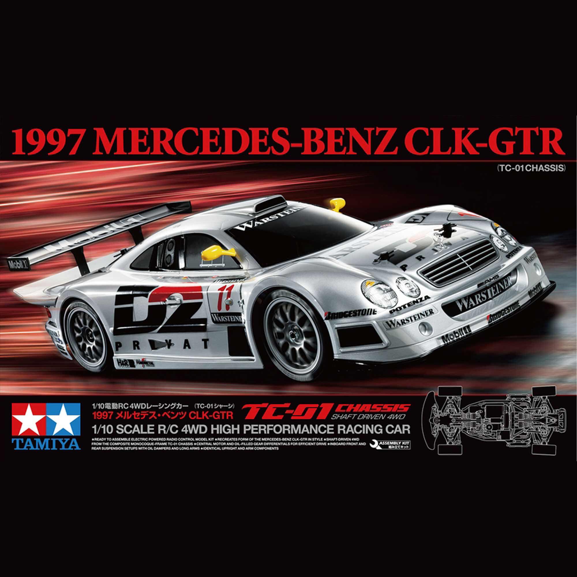 Tamiya 1997 Mercedes-Benz CLK-GTR 1/10 4WD Electric Touring Car