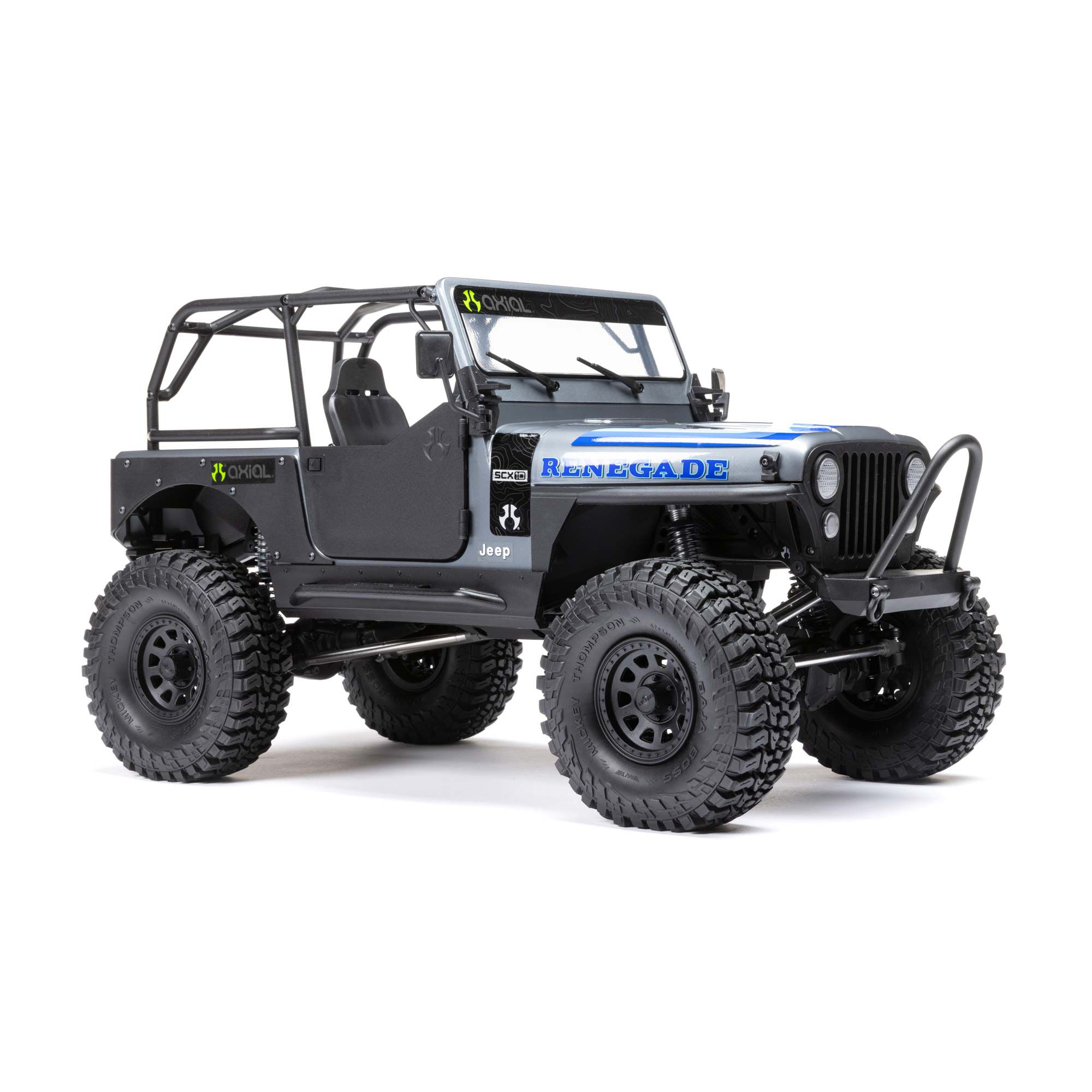 1/10 SCX10 III Jeep CJ-7 4WD Brushed RTR, Red - AXI03008T1