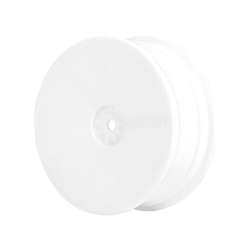 1/10 HEXlite Front 4WD Buggy Wheels, White (2): AE, Kyosho