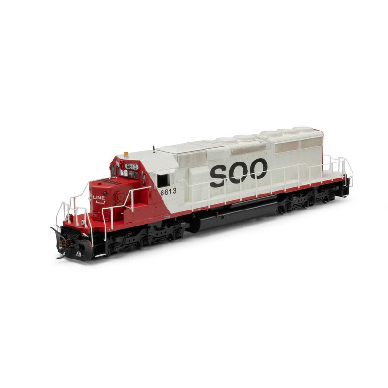 HO EMD SD40-2 Locomotive with DCC & Sound, SOO #6613
