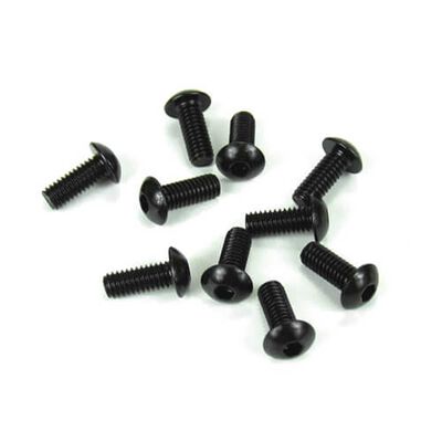 M4x10mm Button Head Screws, Black (10) M4x10mm Button Head Screws, Black (10)
