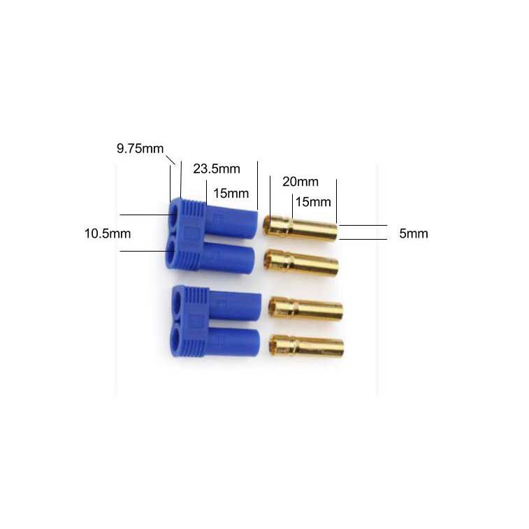 E flite Connector EC5 Battery 2 Horizon Hobby