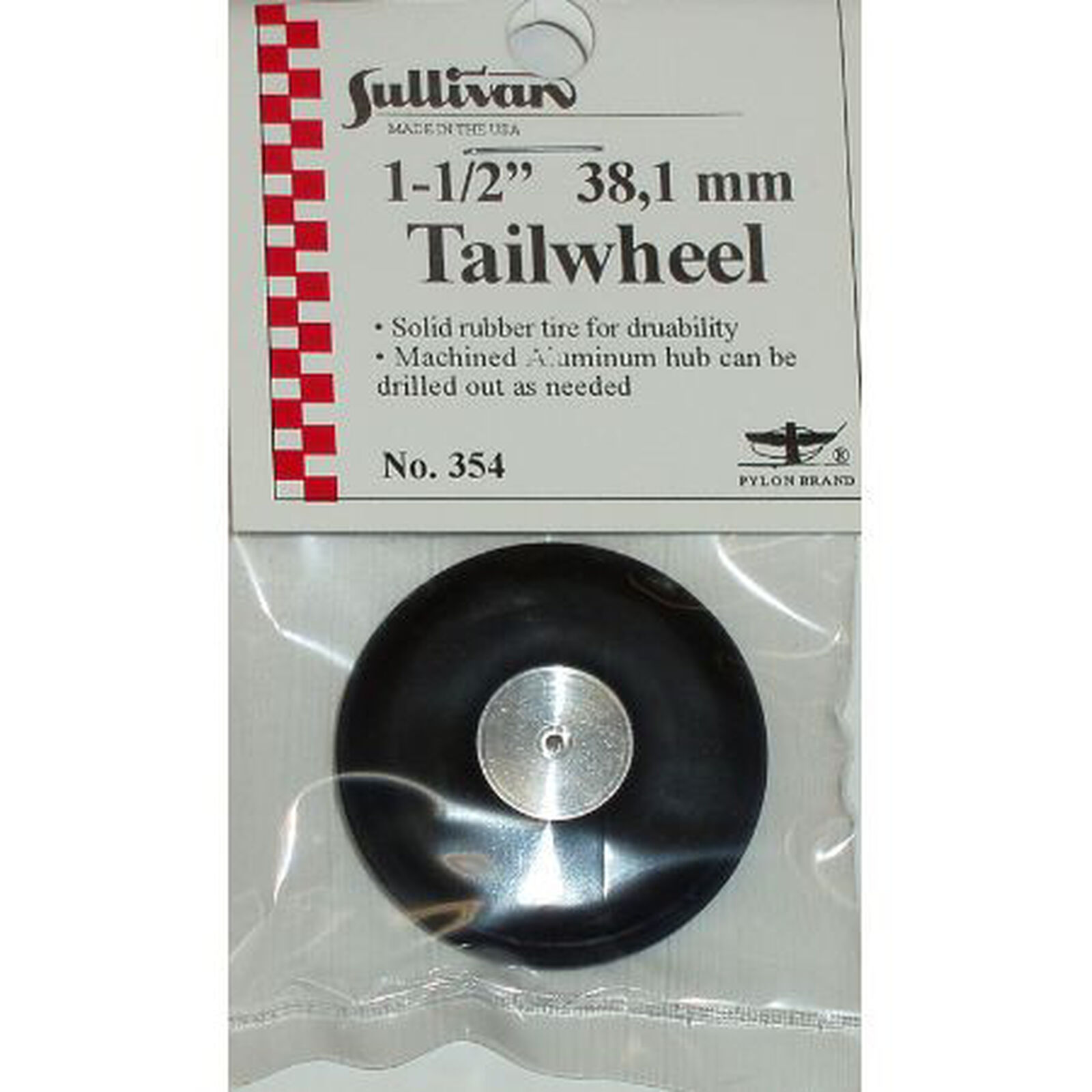 Tailwheel, 1-1/2"