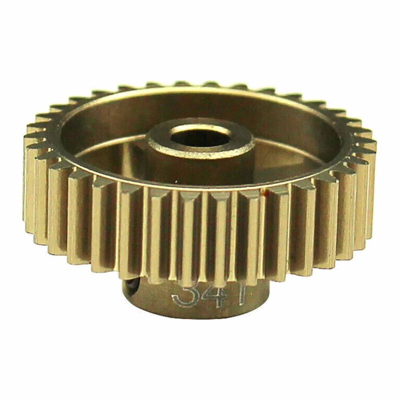 34t 48p Hard Anodized 7075 Pinion Gear