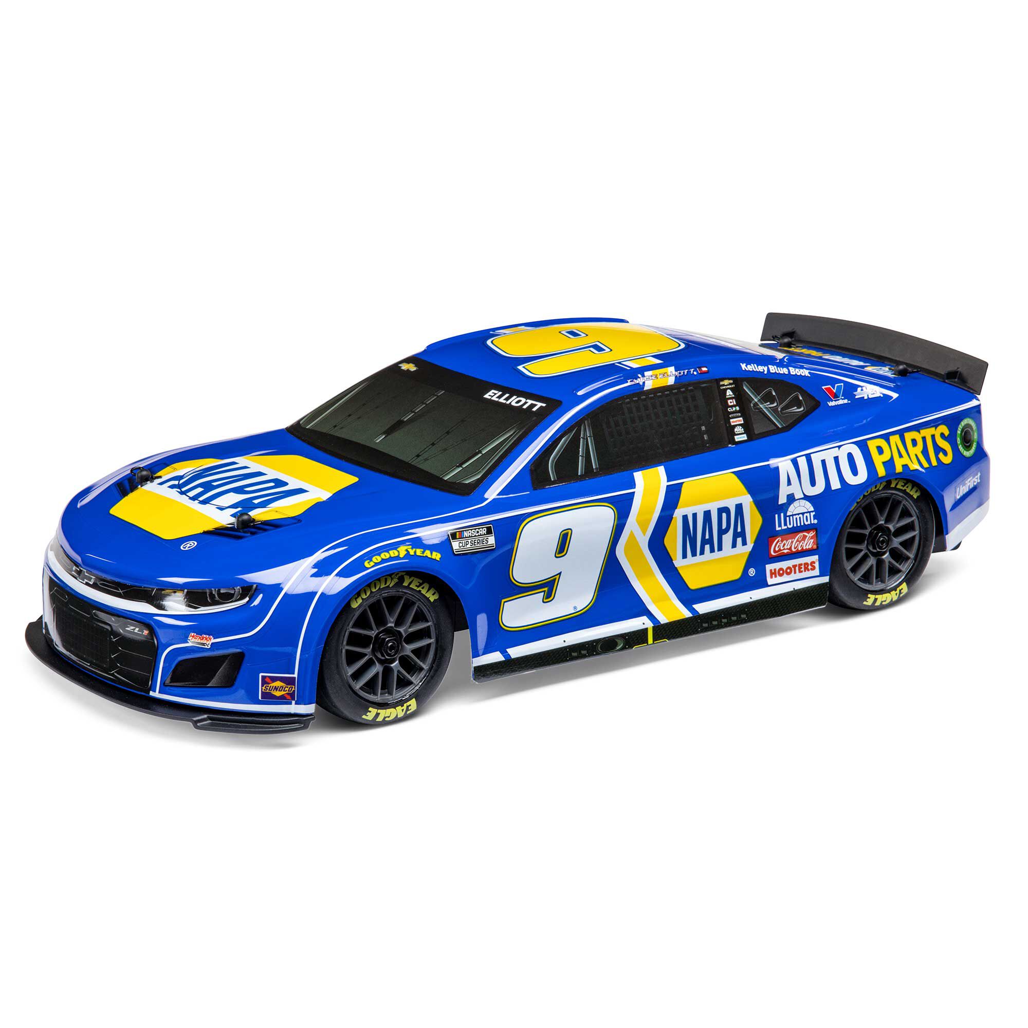 Losi 1/12 AWD NASCAR RC Race Car RTR, Chase Elliott #9 NAPA