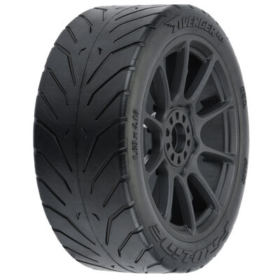 1/8 Avenger HP BELTED S3 Fr/Rr Buggy Tires Mounted 17mm Black (2) 1/8 Avenger HP BELTED S3 Fr/Rr Buggy Tires Mounted 17mm Black (2)