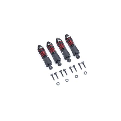 Aluminum Shock Set, 58mm Length, 300cSt Oil (4): GROM Aluminum Shock Set, 58mm Length, 300cSt Oil (4): GROM