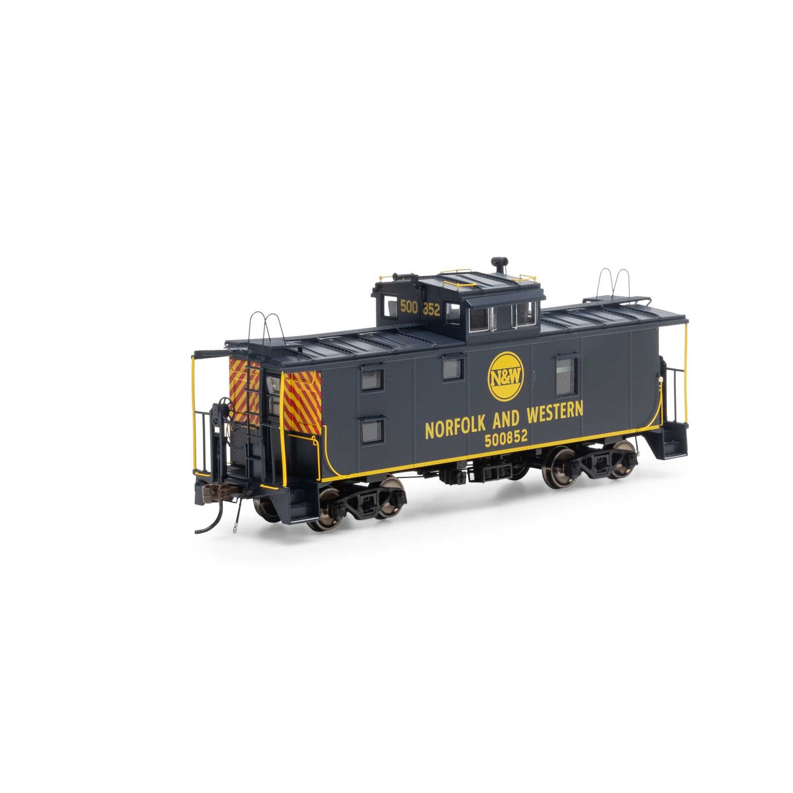 HO C-20 ICC Caboose with Lights & Sound, N&W #500852