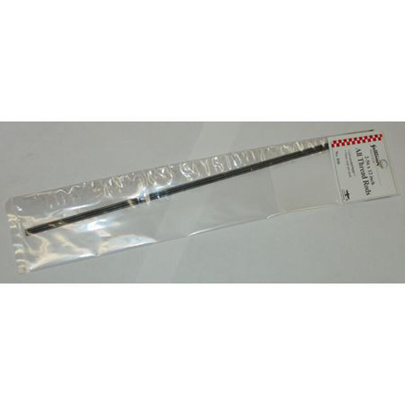 2-56 All Threaded Rods 12" (3)