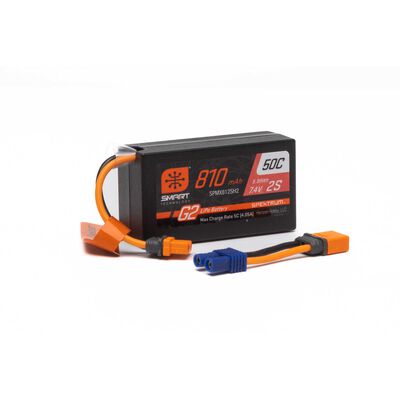 7.4V 810mAh 2S Smart G2 50C LiPo: IC2 7.4V 810mAh 2S Smart G2 50C LiPo: IC2