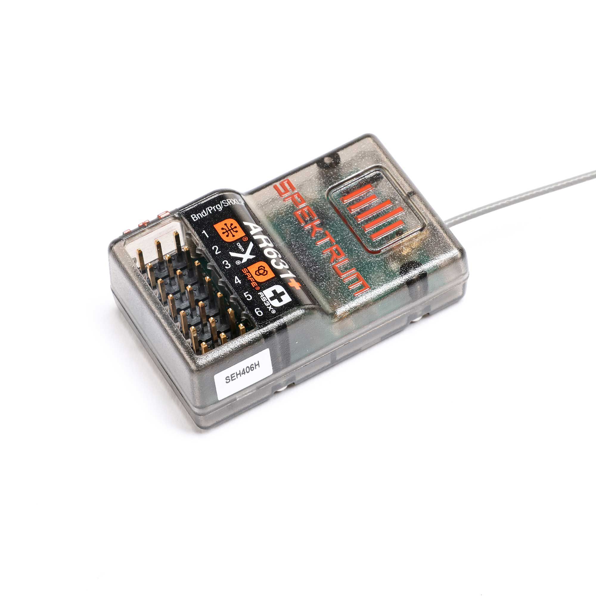 AR631+ DSMX 6-Channel AS3X+ & SAFE Receiver - SPM-1031