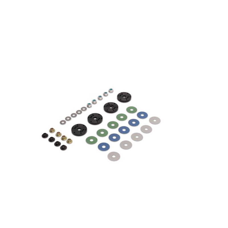 Bypass1 Hi-Flow Pistons, 6-Hole x 1.3mm, 1/8th Kit