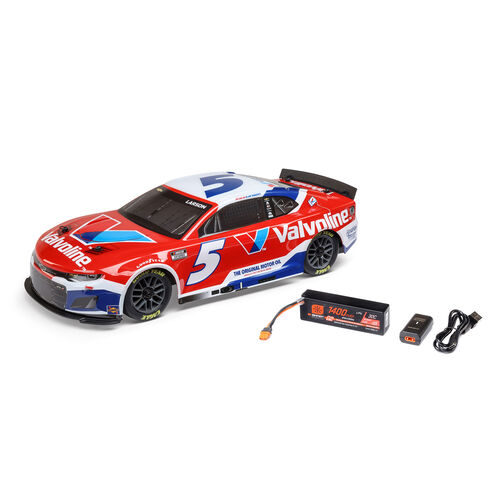 Losi 1/12 NASCAR RC Race Car Kyle Larson No. 5 2025 Valvoline Chevrolet ZL1 2S AWD RTR Brushed On-Road (Battery & Charger Included)