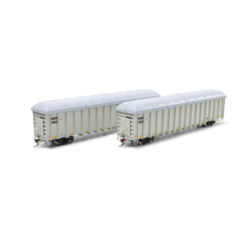 HO NSC 6400 Gondola with Cover, CIGX #801839, 801855 (2)