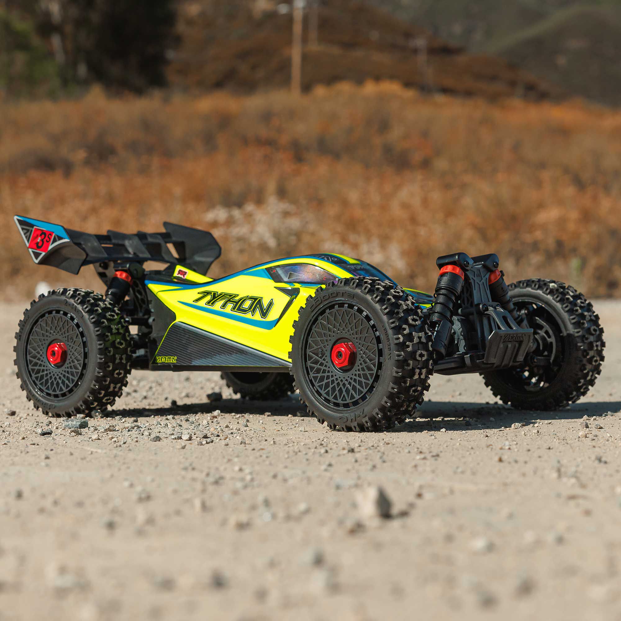Arrma 1/8 TYPHON 223S DSC 4X4 RTR Brushless Buggy, Yellow