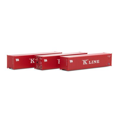 N 40' Corrugated Low-Cube Container, K Line #1 (3) N 40' Corrugated Low-Cube Container, K Line #1 (3)
