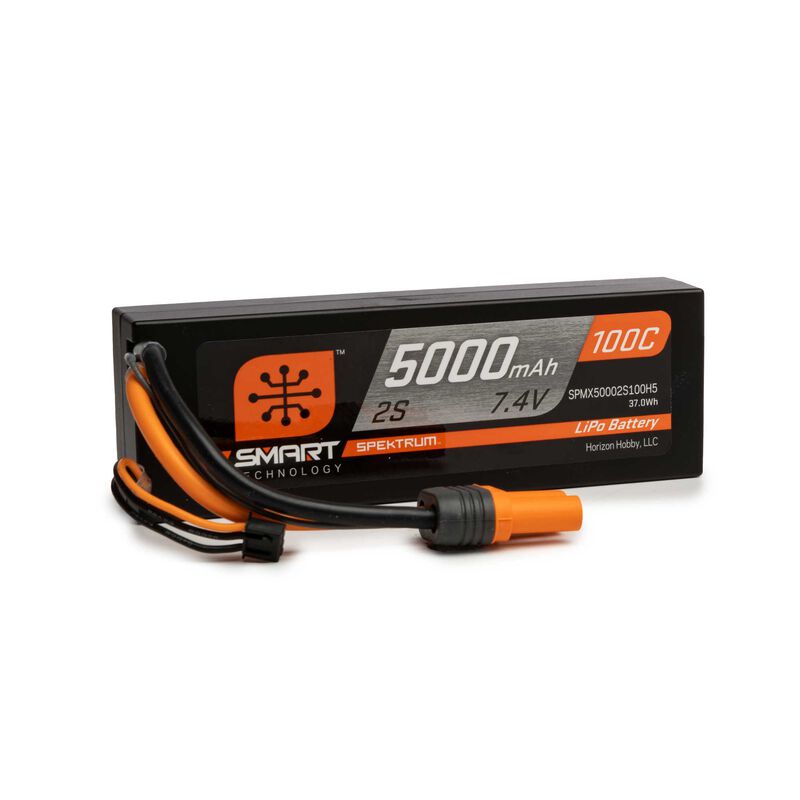 7.6V 8000mAh 2S 100C Smart Race Hardcase HV-LiPo Battery: Tubes, 5mm - Get A Hobby