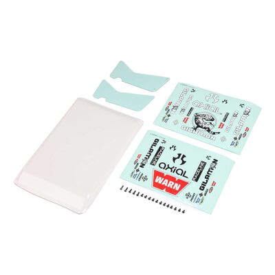 Body Panel Set, Clear: Gilamon AXP8 Body Panel Set, Clear: Gilamon AXP8