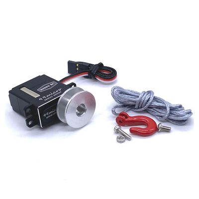 99 Micro Digital Metal Gear Waterproof Winch Servo, Black 99 Micro Digital Metal Gear Waterproof Winch Servo, Black