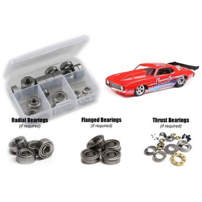Metal Shielded Bearing Kit, 1/10 Losi 1969 Camaro 22S 2WD Metal Shielded Bearing Kit, 1/10 Losi 1969 Camaro 22S 2WD