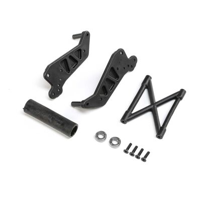 Wheelie Bar Set, Black: LMT Wheelie Bar Set, Black: LMT