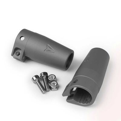 Clamping Lockouts, Grey Anodized: Axial Wraith / Yeti Clamping Lockouts, Grey Anodized: Axial Wraith / Yeti
