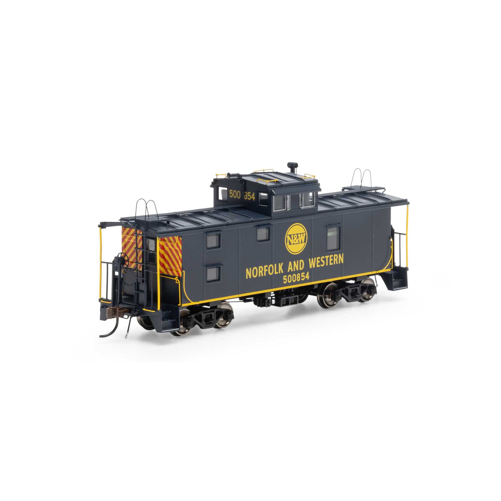HO C-20 ICC Caboose with Lights & Sound, N&W #500854