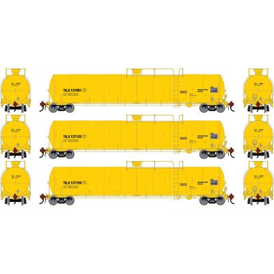 HO GEN UTC 33K LPG Tank Car, TILX #137091/137125/137159 (3) HO GEN UTC 33K LPG Tank Car, TILX #137091/137125/137159 (3)