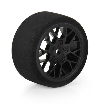 Fifty6 Foam Tire Mounted on Circuit Black Wheel 8mm Hex (4) Fifty6 Foam Tire Mounted on Circuit Black Wheel 8mm Hex (4)