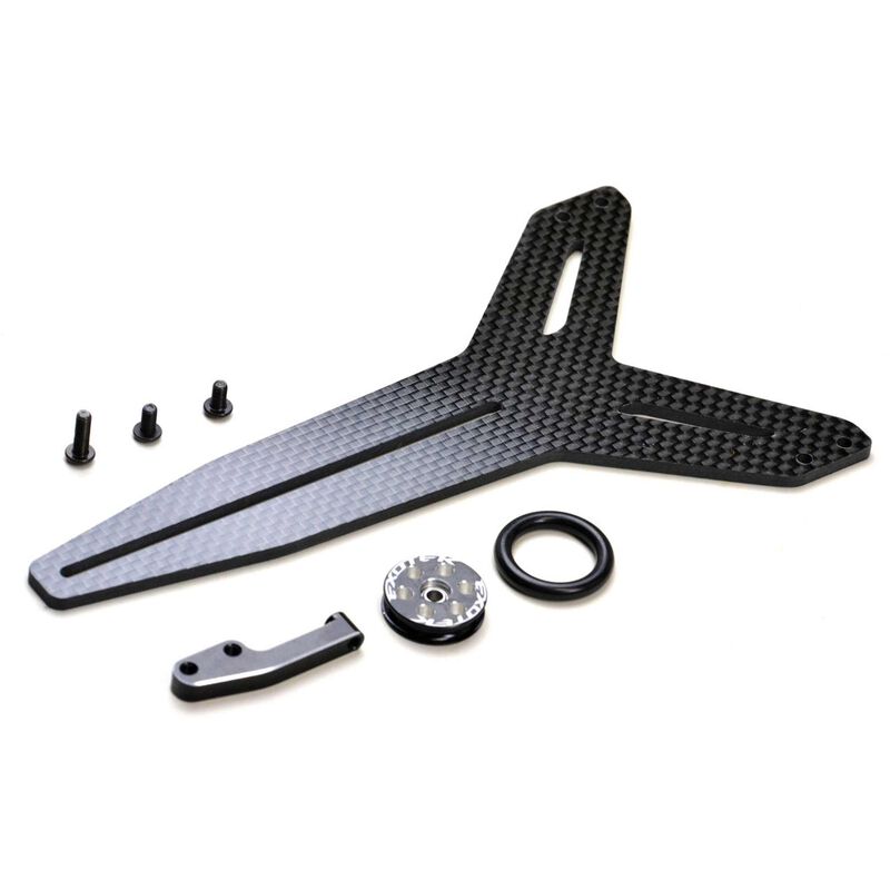 Exotek EXO2104 Wheelie Bar Drag Racing - Per Team Associated DR10M