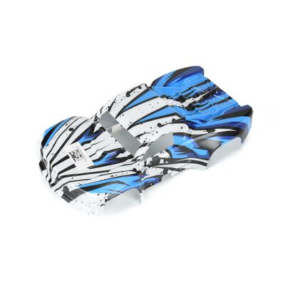 1/16 Limited Edition 2019 Chevy Silverado Trophy Truck Body for ARRMA MOJAVE GROM, Strike (Blue/White) 1/16 Limited Edition 2019 Chevy Silverado Trophy Truck Body for ARRMA MOJAVE GROM, Strike (Blue/White)