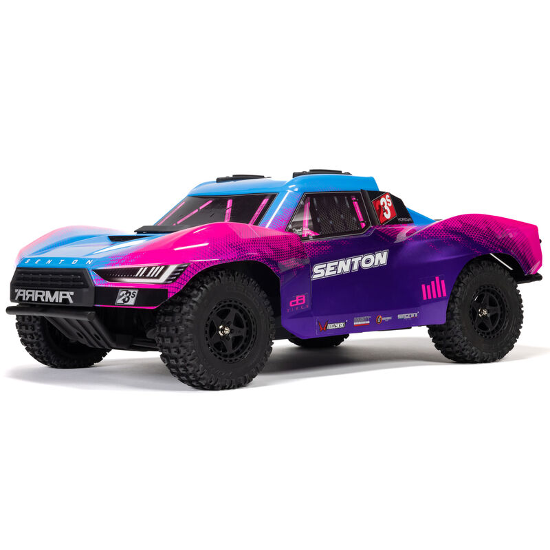 ARRMA 1/10 SENTON 223S DSC 4X4 RTR Brushless Short Course Truck, Yellow