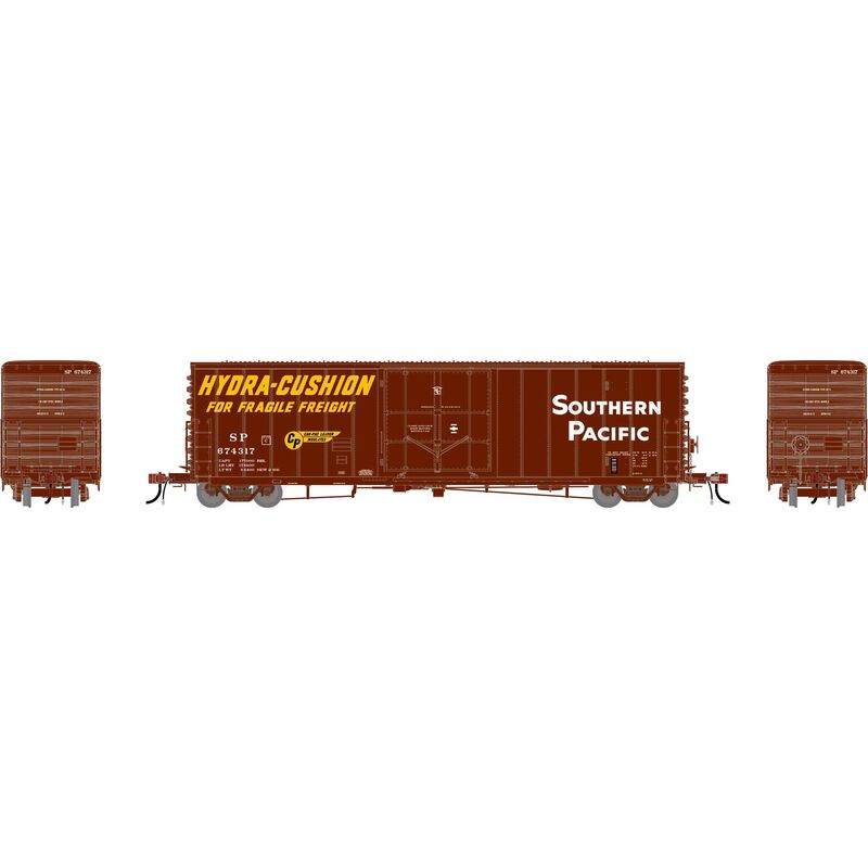 Athearn Genesis HO GEN 50' PC&F Box Car w/10'6" Plug Door, SP #674317