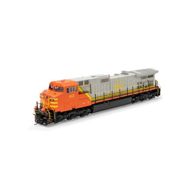 HO GE Dash 9-44CW Locomotive with DCC & Sound, QNSL #413 HO GE Dash 9-44CW Locomotive with DCC & Sound, QNSL #413