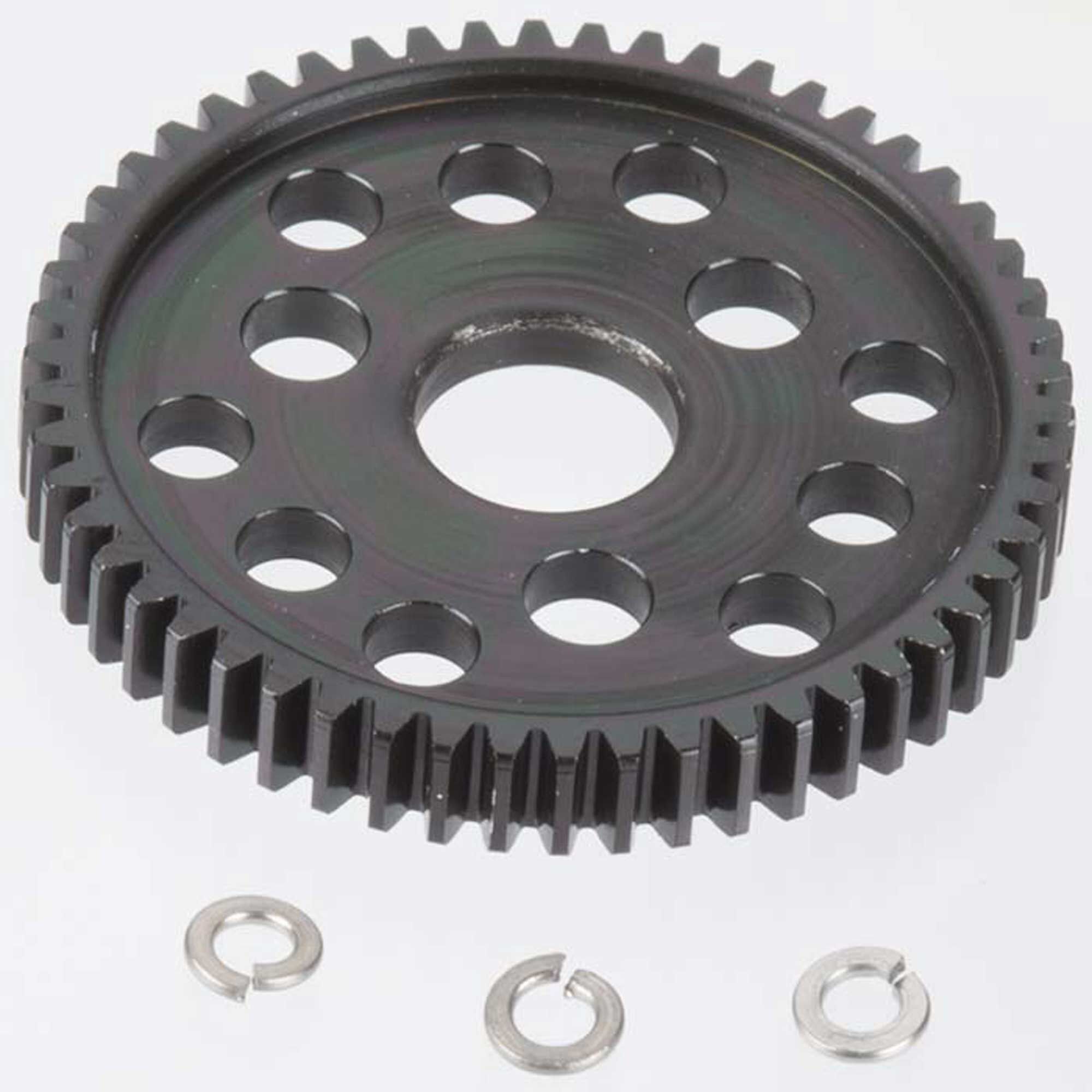 Robinson Racing Products 32P Hard Black Steel Spur, 54T: Slash