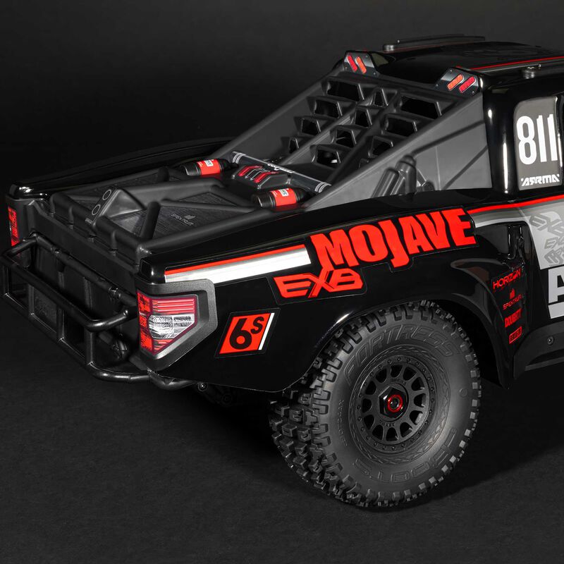 ARRMA 1/7 MOJAVE 6S EXB 4X4 RTR Brushless Desert Truck, Black