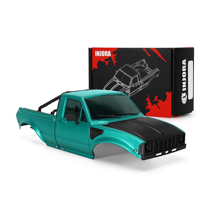 INJORA 1/24 IR60 Rock Crawler Hard Body, Green, 1/24 Axial SCX24