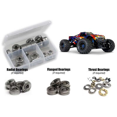 Metal Shielded Bearing Kit, 1/10 Traxxas Wide Maxx Metal Shielded Bearing Kit, 1/10 Traxxas Wide Maxx