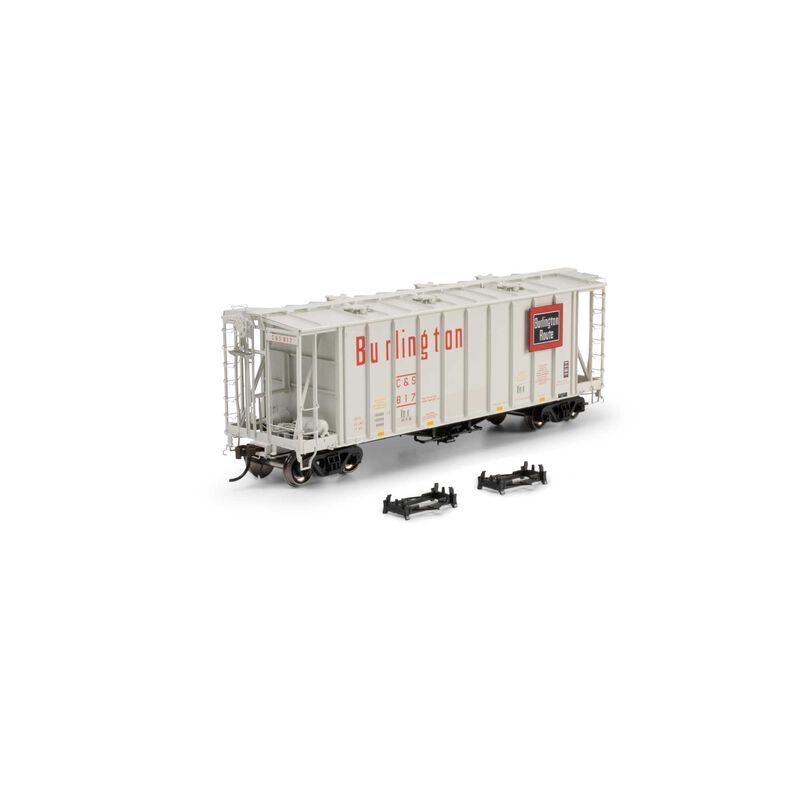 Athearn Genesis HO GEN GATC 2600 Airslide Covered Hopper, CBQ #817