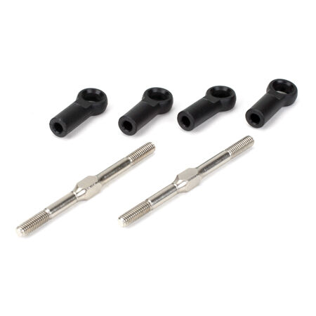 TLR TEAM LOSI 8ight/8ightT TURNBUCKLES 4mm x 60mm WITH ENDS LOSA6542 RRP £8.29 